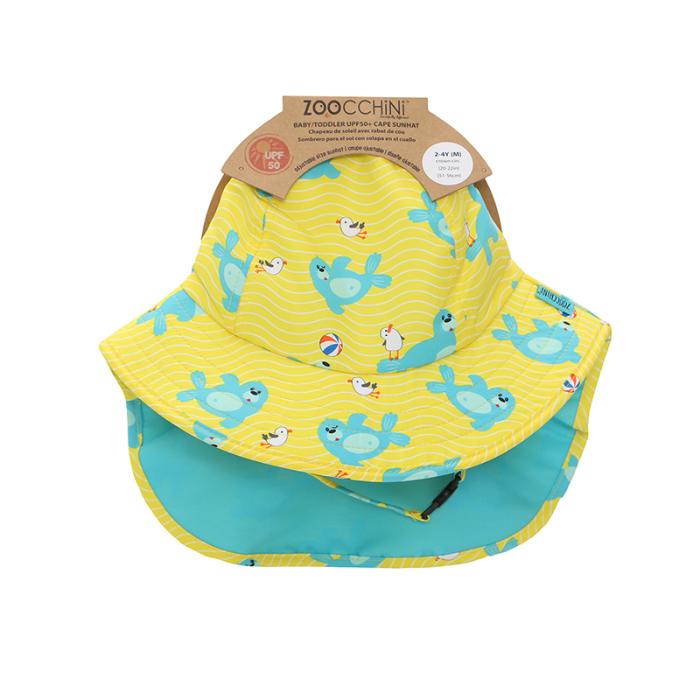 Zoocchini Cape Sunhat UPF50 Seal - 2-4 ετών