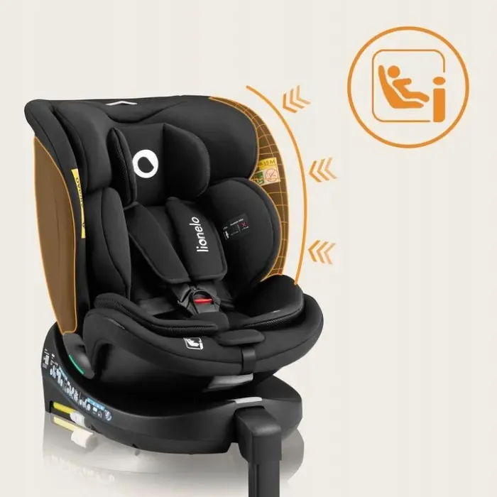 Lionelo Navy i-Size κάθισμα αυτοκινήτου 40-150 cm isofix Black Tirquase
