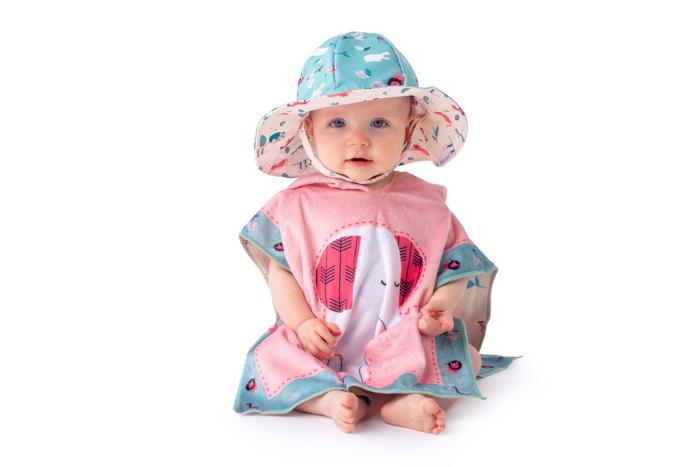 Καπέλο Διπλής Όψης UPF 50 Pink Zoo - MEDIUM 2-4 yrs