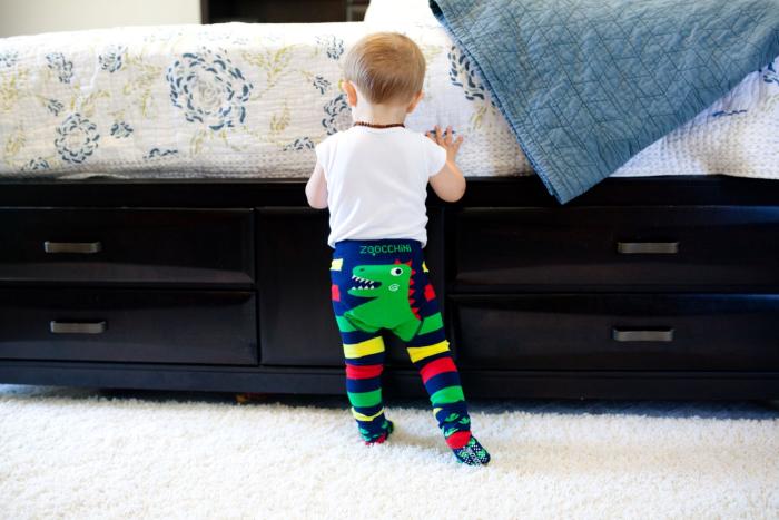 Grip Easy Crawler Pants & Socks Set – Devin the Dinosaur - 12-18