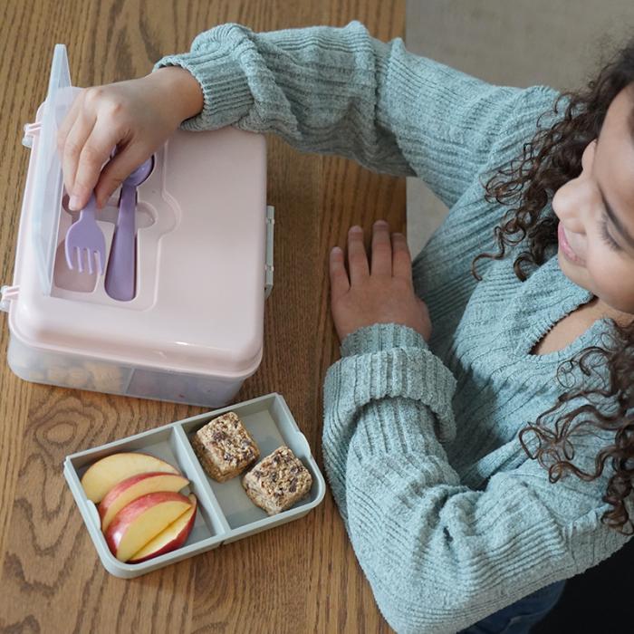 Melii – Διώροφο Bento - Pink-Purple