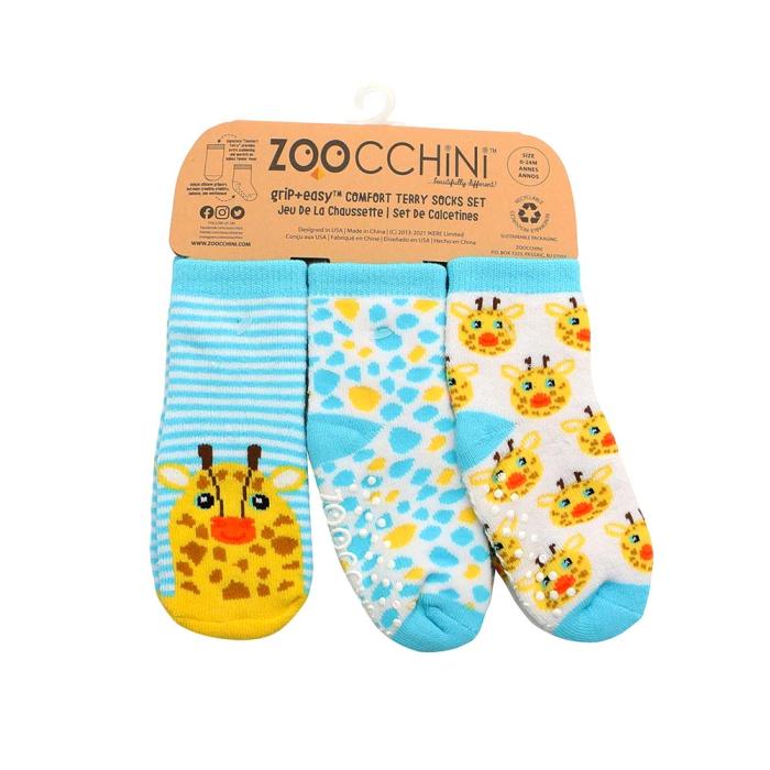 GRIP EASY™ Καλτσάκια Jamie the Giraffe (3 τεμ)