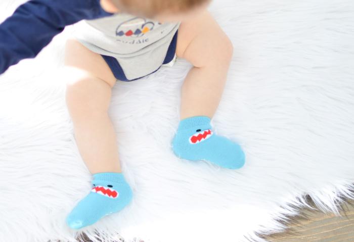 GRIP EASY™ Καλτσάκια Σέρμαν ο Καρχαρίας (3 τεμ)