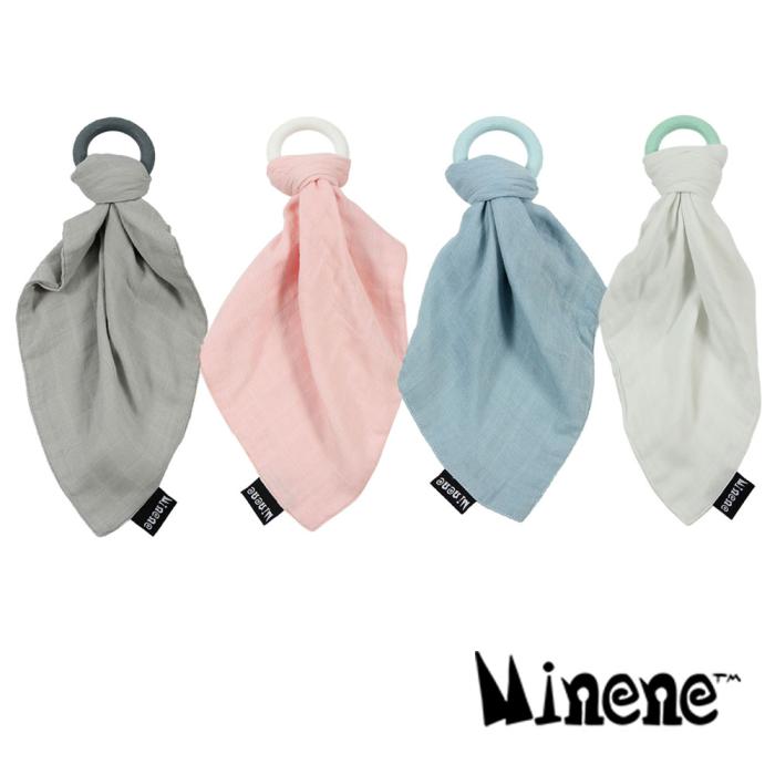Minene Μασητικό Σιλικόνης με Πανάκι Νάνι - ΚΡΕΜ