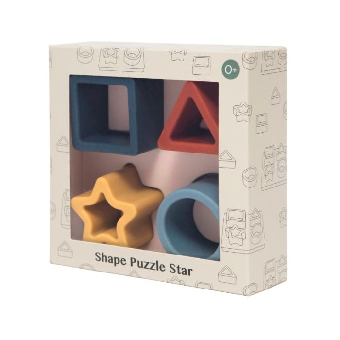 Petit Monkey – Παζλ σφηνώματα Σιλικόνης Star 0 yrs