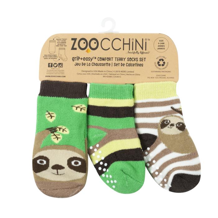 GRIP EASY™ Καλτσάκια Silas the Sloth (3 τεμ)