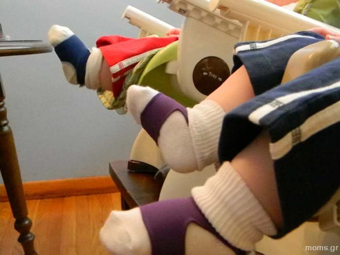 Sock Ons – Για να μην βγάζει τις κάλτσες του (0-6 μηνών) - Κόκκινο
