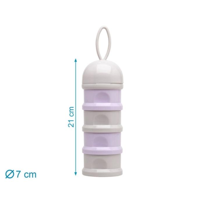 Δοσομετρήτης Σκόνης Γάλακτος 4x85ml. Λιλά 0+Μ