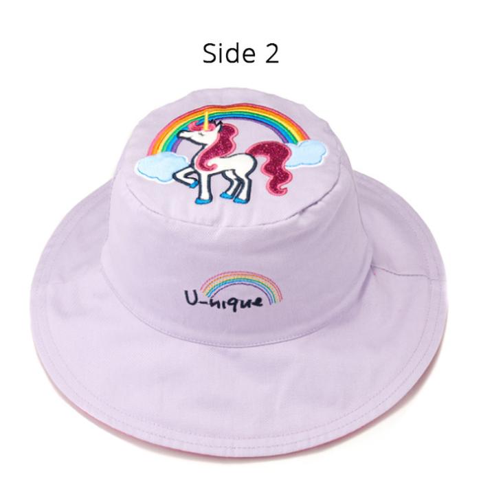 Καπέλο Διπλής Όψης UPF 50 – Princess/Unicorn (Cotton) - SMALL 6 mo-2 yrs