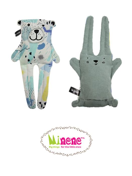 Minene Cuddly Toy Double Side – Grey