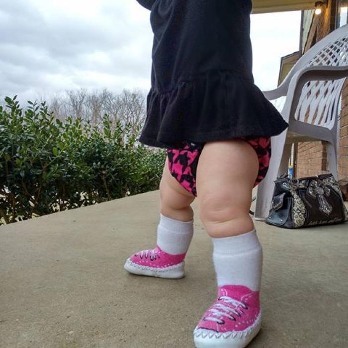 Mocc Ons Sneakers (3 χρώματα) - Φούξια - 18-24m