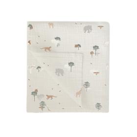 Πάνα Μουσελίνα Bamboo Nairobi 120x120εκ.