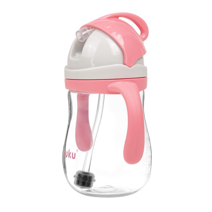 Ποτηράκι με Καλαμάκι και Βαρίδι Pink
