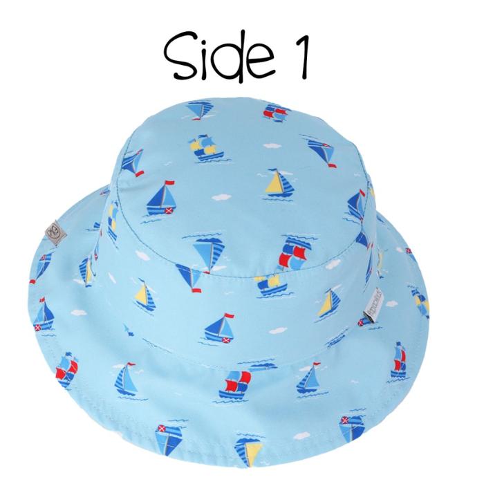 Καπέλο Διπλής Όψης UPF 50 Sailboat/Submarine - MEDIUM 2-4 yrs