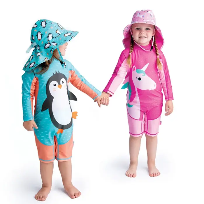 Zoocchini Surf Suit UPF50 Penguin - 12-24m