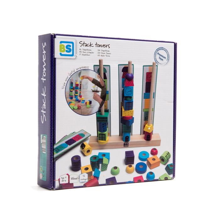 Bs Toys – Stack Towers-Στοιβαζόμενοι Πύργοι