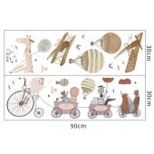 Sipo Wall sticker Giraffe and Friends