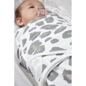 Meyco 2 Pack Swaddle Panther Neutral/Grey 0-3 μηνών