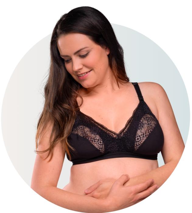 Σουτιέν Θηλασμού Soft as Silk - Black - Small