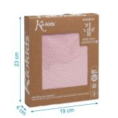 Κουβέρτα Αγκαλιάς Bamboo 80x110 Ροζ