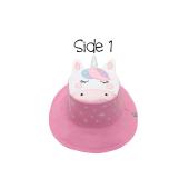 Καπέλο Διπλής Όψης UPF 50  Unicorn/Star (Cotton) - LARGE 4-6 yrs