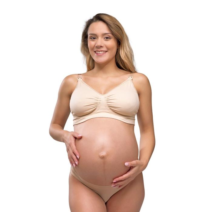 CarriGel™  Σουτιέν Θηλασμού Χωρίς Ραφές - Λευκό - M