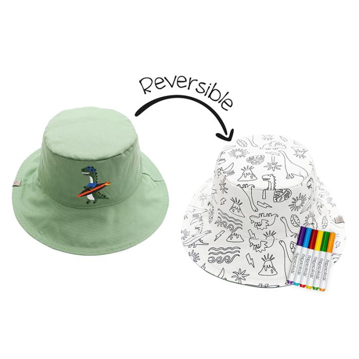 DIY Paint Καπέλο UPF 50 – Dino - LARGE 4-6 yrs