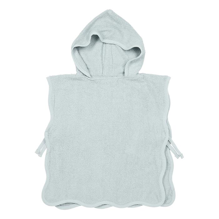 Meyco Πόντσο Μπάνιου Wavy – grey blue – 1-3 years
