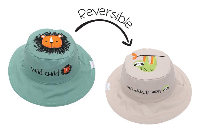 Καπέλο Διπλής Όψης UPF 50 – Λιονταράκι (Cotton) - MEDIUM 2-4 yrs