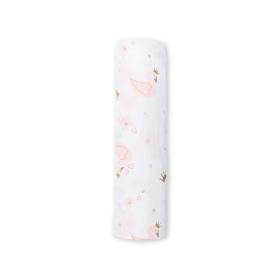 Lulujo Μουσελίνα – Swan Swaddling Blanket