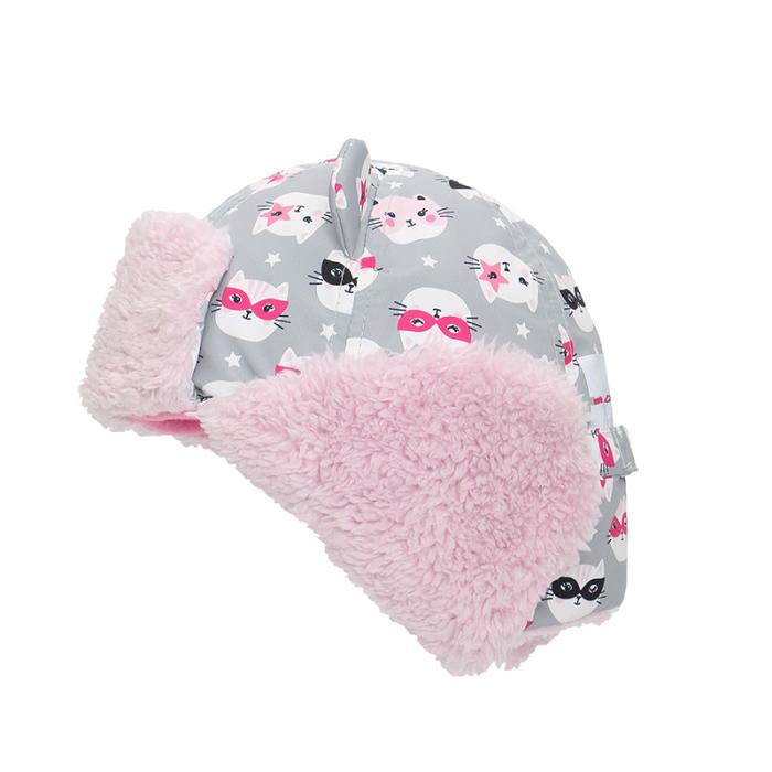 Flapjackkids Αδιάβροχο Trapper Hat Cat - LARGE 4-6 yrs