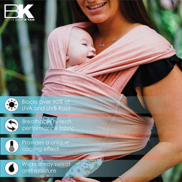 Μάρσιπος Baby K’tan Yoga Heather Coral - Large