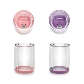 Melli – Σετ ποτήρια με διπλό τοίχωμα 145ml - Pink-Purple