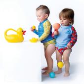 Σετ UV Μαγιώ Πάνα Καπέλο Μπλούζα Sunny the Seal - 6-12m