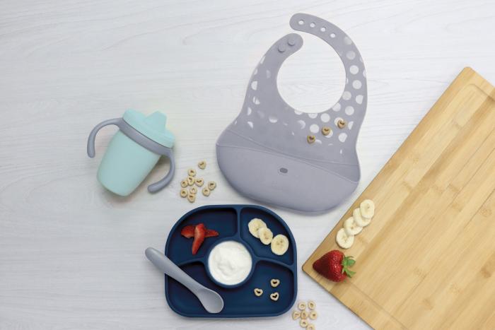 Bbluv Set – Σετ Φαγητού Σιλικόνης – Navy - Navy