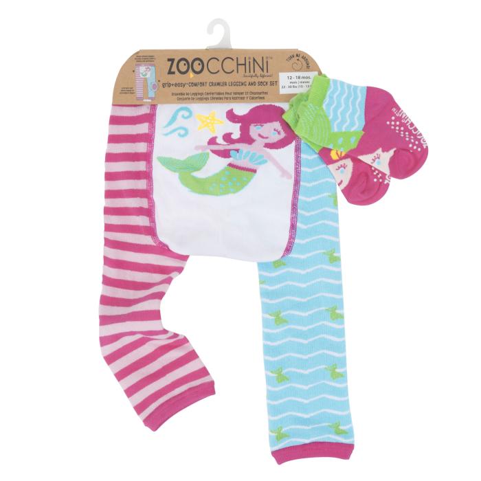 Grip Easy Crawler Pants & Socks Set – Marietta the Mermaid - 6-12