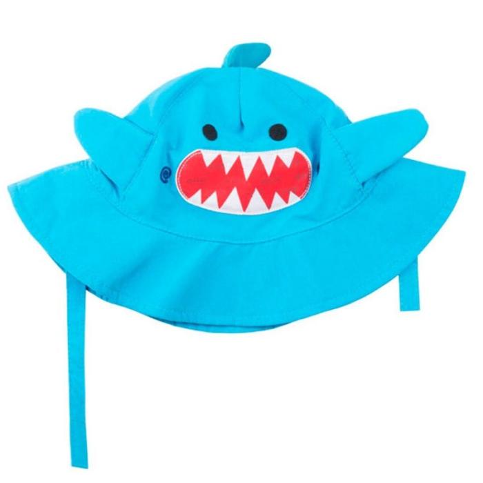 Zoocchini Αντηλιακό Καπέλο UPF50 - Καρχαρίας - 6-12m