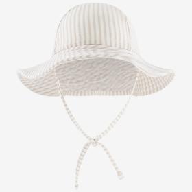 Minene – Καλοκαιρινό Καπέλο Pink&White (3m-5Y) - 12-24m