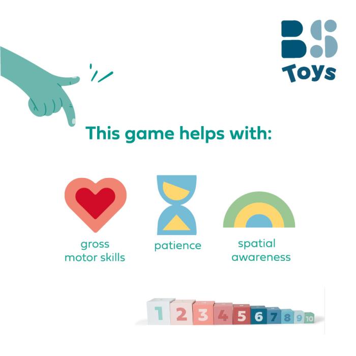 BS Toys – Πύργος στοίβαξης – Ζώα Αρκτικής