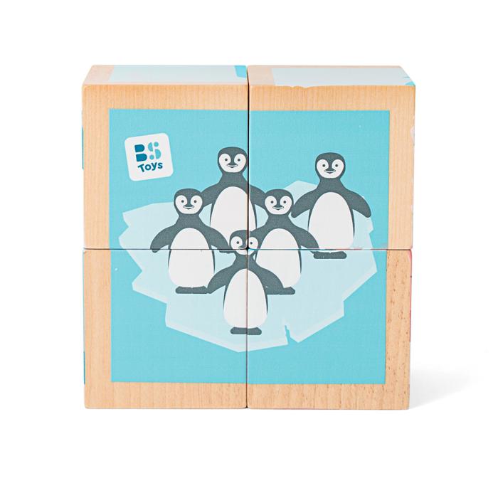 BS Toys – Παιχνίδι Puzzle Ξύλινων Κύβων
