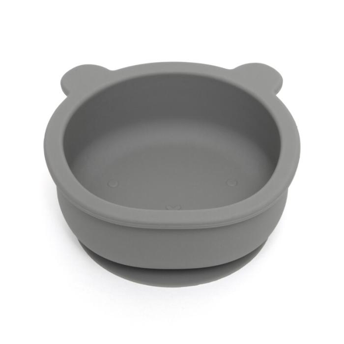 Petit Monkey – Μπολ σιλικόνης Bear - Pewter Green