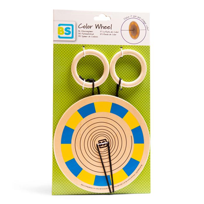 Bs Toys – Ξύλινος Χρωματιστός Τροχός
