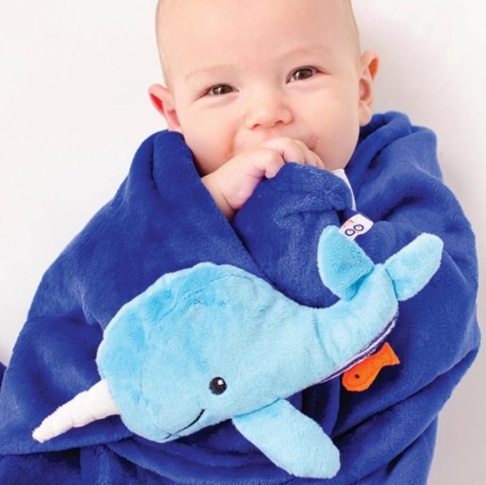 Zoocchini Stroller Blanket – Whale Buddy