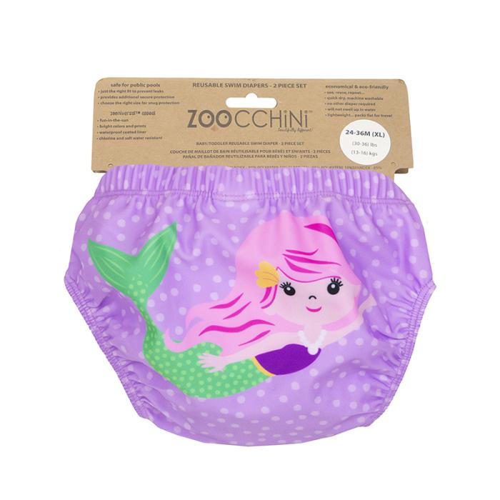 Zoocchini Μαγιώ Πάνα (2pcs Σετ) – Mermaid - 12-24m
