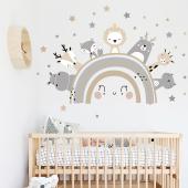 Sipo Wall sticker Cute Animals