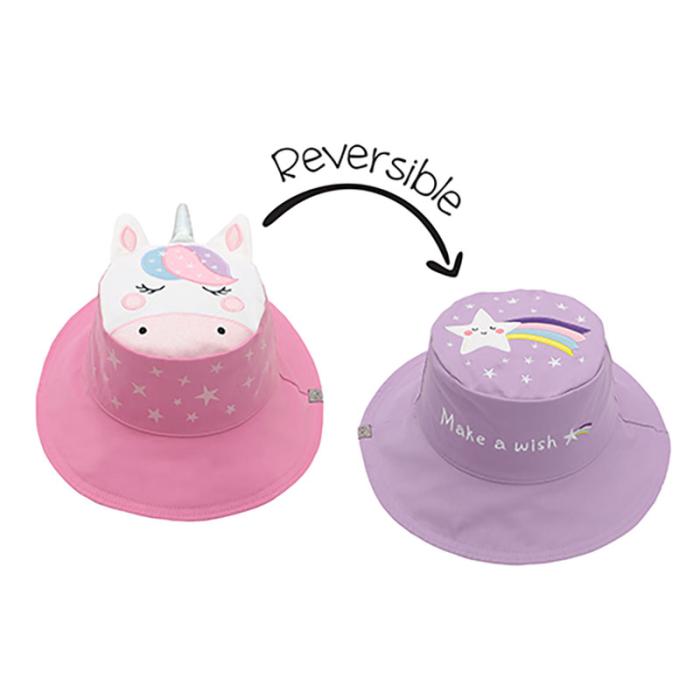 Καπέλο Διπλής Όψης UPF 50 Unicorn/Star (Cotton) - MEDIUM 2-4 yrs