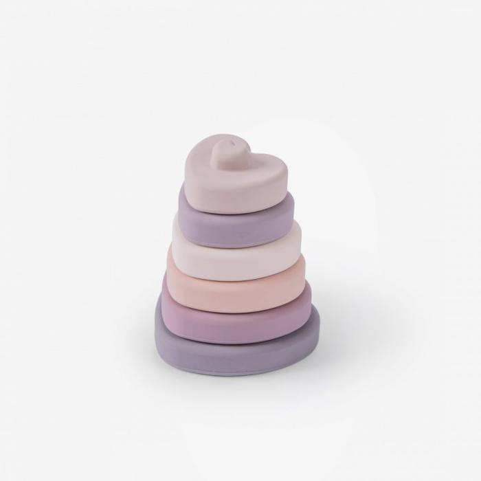 Minene – Παιχνίδι Στοίβαξης Beautiful Heart, Light Pink