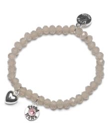 Proud Mama Βραχιόλι Charm - Crystal-PINK