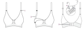 Carriwell Σουτιέν Θηλασμού χωρίς Ραφές / Seamless Nursing Bra - ΜΑΥΡΟ - M