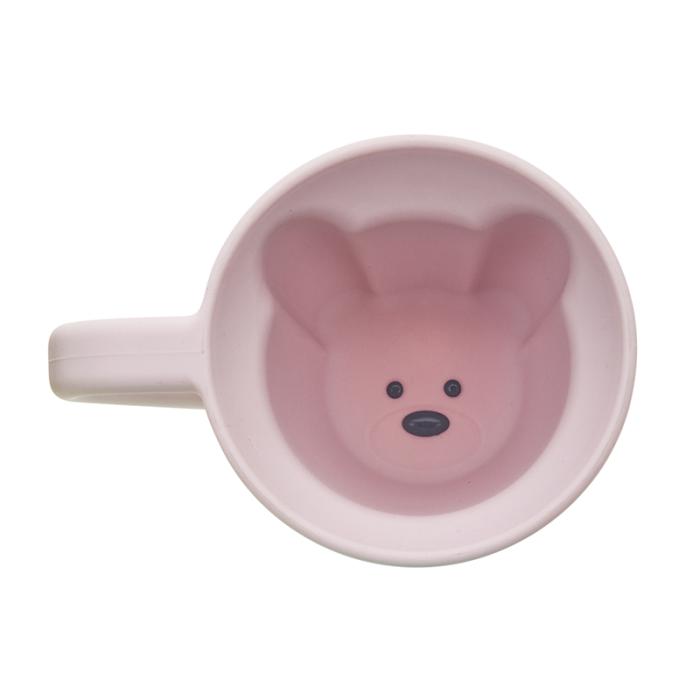 Melli – Κούπα Αρκουδάκι Σιλικόνης 145ml - Pink